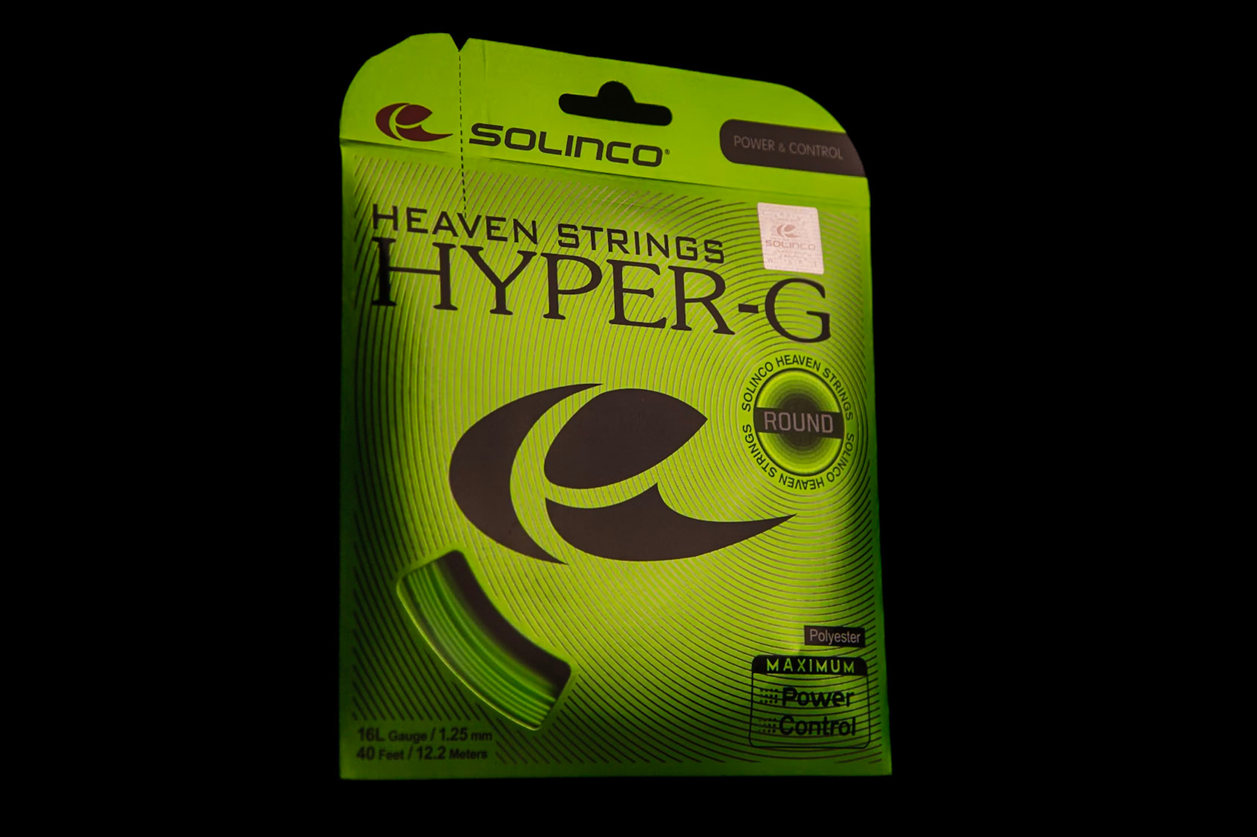 Solinco Hyper-G 16L/1.25 Tennis String Reel (Green) 